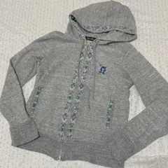 used ⭐︎ヒステリックグラマー ジップアップパーカー 刺繍入りヒスベア