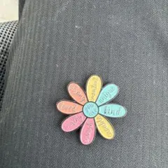 カラフルな花形ゴルフマーカー