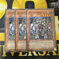 遊戯王　ならず者傭兵部隊　英語版　1st 3枚　ノーマル　ゲートボール　戦士族