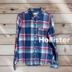 ポリスター　HOLLISTER レディース　チェック　長袖　シャツのサムネイル