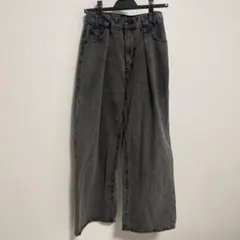 JEANASIS タックデニム ワイドパンツ