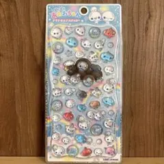 ぷくぷくあわわちゃん　プチドロップステッカー