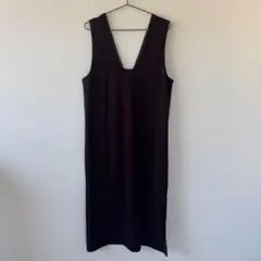 NICE CLAUP ダークブラウン ワンピース 2WAY