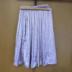 グローバルワーク　紫 プリーツスカート XXL