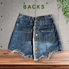 BACKS デニムショートパンツ Sのサムネイル