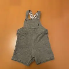 COMME CA ISM グレー オーバーオール