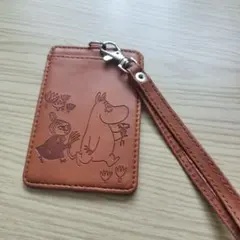 の*こ様 ムーミン パスケース レザー風