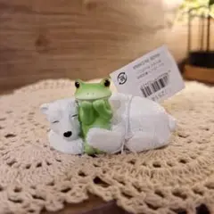 【未使用＊タグ付き】コポー　Copeau お昼寝シロクマとカエル