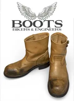 レザーエンジニアブーツ　26