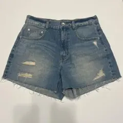 ページボーイデニムショートパンツ、デニムスカート2点セット