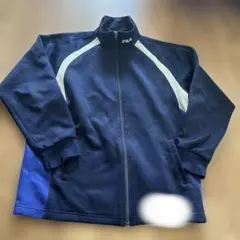 FILA ネイビー ジップアップジャージ Mサイズ