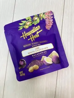 【新品未開封】ハワイ購入Hawaiian Host UBE ウベ　ホワイトチョコのサムネイル