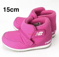 New Balance ニューバランス ブーツ 防寒靴 撥水 15cm ピンク