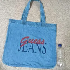 【激レア】80s 90s USA製 GUESS JEANS デニムトートバッグのサムネイル
