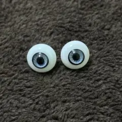 (3)グラスアイ　14mm ブルーグレー　bjd