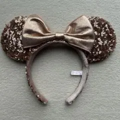 ディズニーリゾート　ミニー　カチューシャ　スパンコール