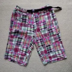 Columbia チェック柄ショートパンツ M
