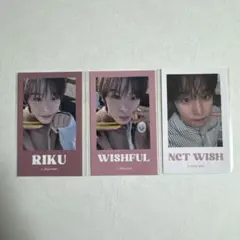 E賞 チェキ風ステッカー　リク　ABC 3種コンプセット