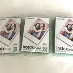 FUJIFILM チェキ用フィルム instax mini 10枚 3箱セット