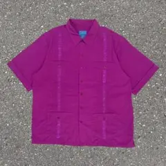 Tropi Cool 半袖 キューバシャツ XL グアヤベラシャツ 4ポケットのサムネイル