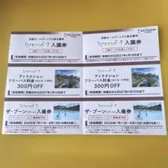 ひらかたパーク 株主優待券 2枚セット　匿名配送のサムネイル