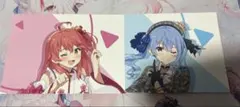 ホロライブ vills サイン入り色紙 星街すいせい さくらみこ miComet