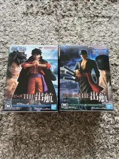 ワンピース THE 出航 ルフィ ゾロ サンジ 2点セット フィギュア