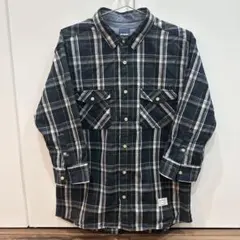 【即日発送】XLARGE チェック柄シャツ L ネイビー系