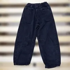 GU バレルレッグデニムパンツ 140