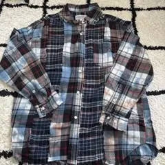 Tobila チェック柄長袖シャツ　古着