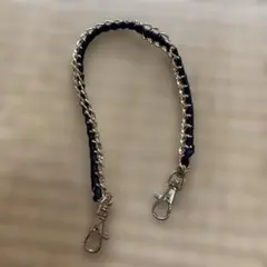 スマホショルダーストラップ 黒と金