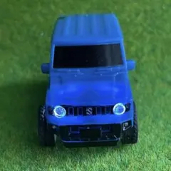スズキ ジムニー ヘッドライト点灯 プルバックカー ブルーのサムネイル