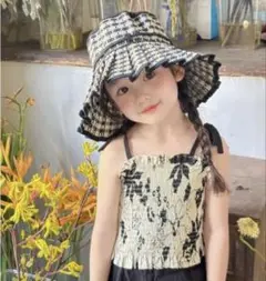 折りたたみ 麦わら帽子 子供