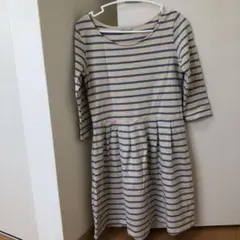 【値下げ550円⇒400円】earth ボーダーワンピース