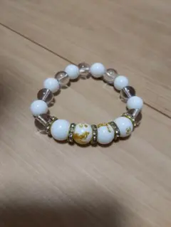 ダ*イ様 ホワイトゴールドアクセントブレスレット