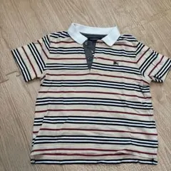 BURBERRY ストライプ ポロシャツ 110A
