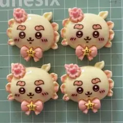 シーサーデコパーツ4個セット【まじかるちいかわ】