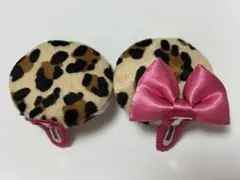 ディズニー ミニーちゃん ヒョウ柄 レオパード ピン留め