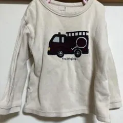 petit main 消防車トレーナー(長袖カットソー) 100センチ