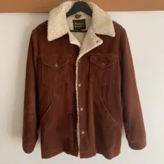 Wrangler ランチコート ボアジャケット S ブラウン