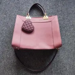 【美品】Samantha Vega サマンサベガ ハートポーチ付 ピンク