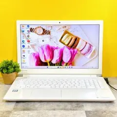 きれいな白❣SSDで快適✨フルHD 薄型ノートパソコン カメラWindows11