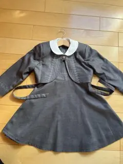 【110】女の子　発表会　入学式　ワンピースセット　着画あり