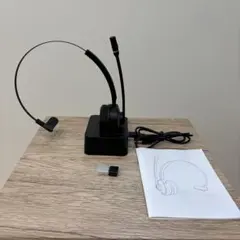 Bluetooth ヘッドセット 片耳　ブラック