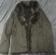 フェアリーグランジ リバーシブル ファー コート 平成レトロ