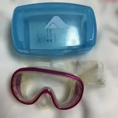 bio-metal DUO ダイビングマスク クリア ピンク ケース付き