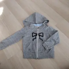 f dash グレー リボン刺繍 ジャケット 110