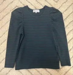 ROPE’PICNIC パフスリーブボーダーカットソー 38