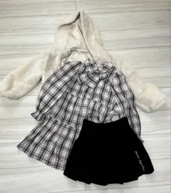 mezzo piano Jr.ジャンパーとワンピースとスカートのセット