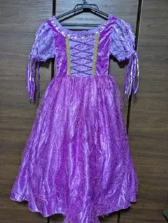 プリンセス　ドレス　ラプンツェル風　コスチューム 140cm パーティ　仮装